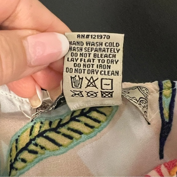 Flying Tomato One shoulder ruffle floral tropical print tiered maxi dress, L - Picture 11 of 15